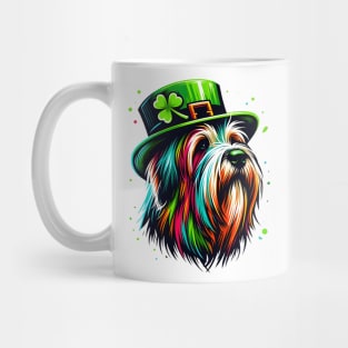 Briard Dog Celebrates Saint Patrick's Day Fest Mug